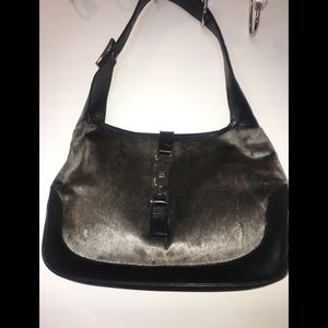 Velvet Gucci Shoulder Bag